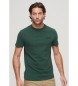 Superdry T-shirt i økologisk bomuld med logo Essential green