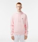 Lacoste Joggersweatshirt med hætte pink