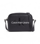 Calvin Klein Jeans Borsa a tracolla nera logata