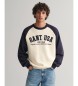 Gant GANT USA Sweatshirt mit Rundhalsausschnitt cremeweiß