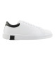 Armani Exchange Scarpe da ginnastica in pelle bianca