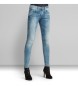 G-Star Jeans 3301 Mid Skinny blau