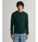 Gant Jersey de cuello redondo verde