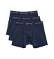 Gant Three-pack of navy blue boxer shorts