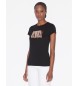 Armani Exchange Kurzarm-T-Shirt schwarz