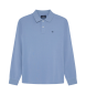 Hackett London Polo Slim Fit Logo blauw