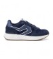 Levi's Navy Charge Leather Sneakers