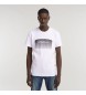 G-Star Stacked Old Skool Logo T-shirt white