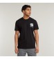 G-Star Burger Back Print T-shirt schwarz