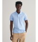 Gant Polo de piqu Regular Fit Shield azul