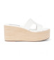 Steve Madden Sandales à plateforme blanches Summerset