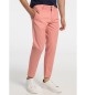 Bendorff Pantaloni chino in tweed rosa