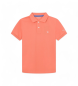 Hackett London Polo Small Logo pomarańczowe