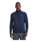 Under Armour UA Tech ½ Zip navy Langarm-T-Shirt