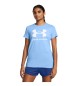 Under Armour T-shirt Rival Logo SS azul