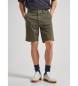 Pepe Jeans Bermudas Calções Regular Chino verde