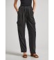 Pepe Jeans Pantaloni cargo Eva neri