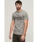 Superdry Camiseta con logotipo Vintage Logo gris