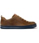 Camper Baskets en cuir marron Runner