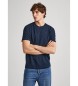 Pepe Jeans Maglietta Connor blu scuro