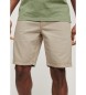 Superdry Officier beige chino shorts