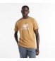 New Balance T-Shirt com logótipo Sport Essentials bege