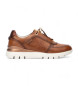 Pikolinos Asturias brown leather trainers