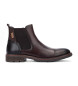 Pikolinos York brown leather ankle boots