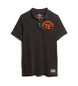 Superdry Polo Vintage Athletic noir