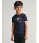 Gant Archive Shield Kids T-shirt navy