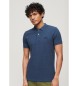 Superdry Klassiek marine piqué poloshirt