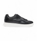 BOSS Zapatillas de Piel Bulton negro