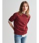 Gant Shield crew neck sweatshirt maroon