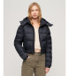 Superdry Kurze Kapuzenjacke Fuji navy