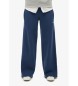 Superdry Pantaloni jogger dritti con logo Essential blu scuro