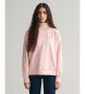 Gant Shield crew neck sweatshirt roze