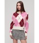 Superdry Maglione girocollo jacquard rosa