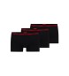 HUGO 3 Pack Triplet Planet black boxer shorts