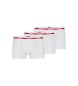 HUGO Pakke 3 hvide Triplet Planet boxershorts