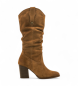 Mustang Bottes en cuir Jolie marron