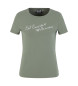 EA7 T-shirt verde em algodo