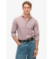 Superdry Casual roze shirt met lange mouwen