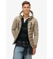 Superdry Storm Softshell Hooded Jacket beige