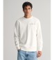 Gant Sweatshirt med grafiskt tryck vit