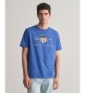 Gant Archief Shield T-shirt blauw