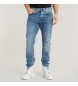 G-Star Jeans 3301 Regular Taps toelopend blauw