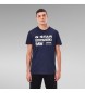 G-Star T-shirt grafica 8 blu scuro