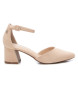 Refresh Beige heeled sandals