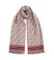 Tommy Hilfiger Bufanda TH Monoplay en jacquard rosa