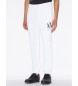 Armani Exchange Pantalón chino en gabardina blanco